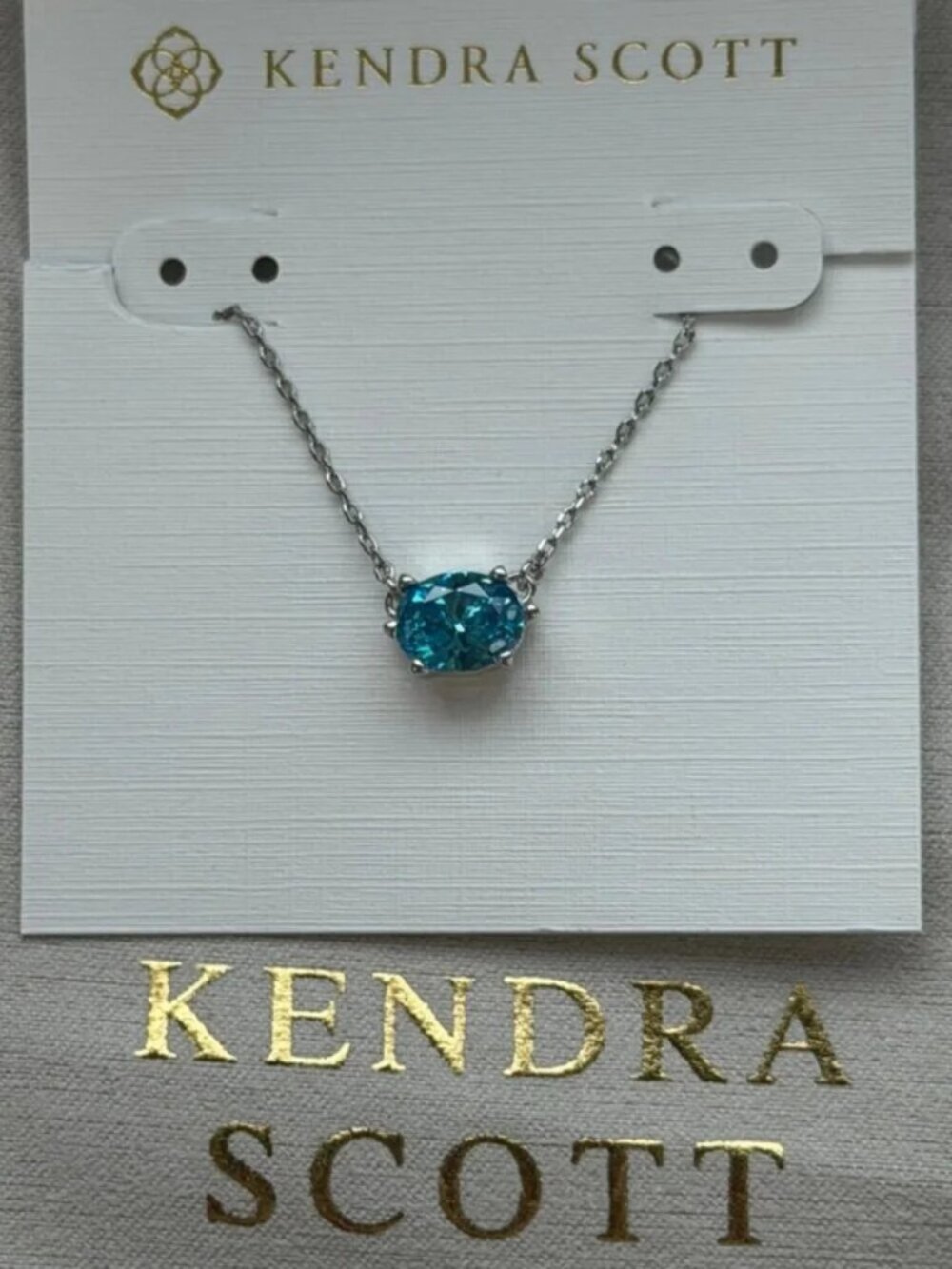 Kendra Scott Blue Pendant Necklace